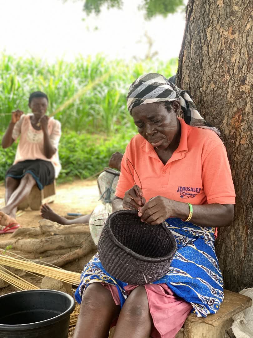 Pot de fleurs moyen Panier Ghana