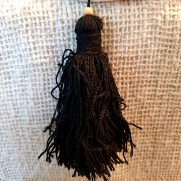 Chemin de lit ethnique tribal avec pompons