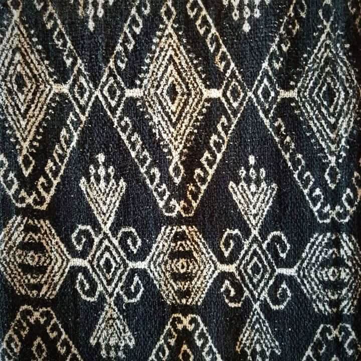 Tribal noir et blanc Plaid