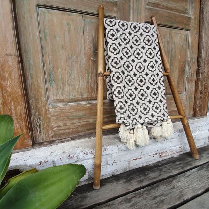 Plaid imprimé marocain