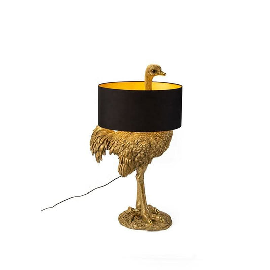 Ostrich Floor Lamp with Lamp Shade