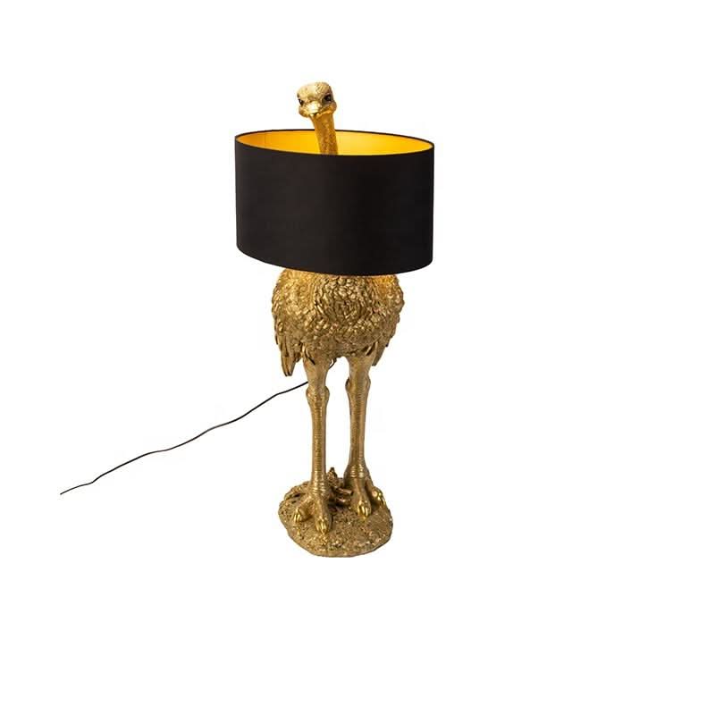 Ostrich Floor Lamp with Lamp Shade