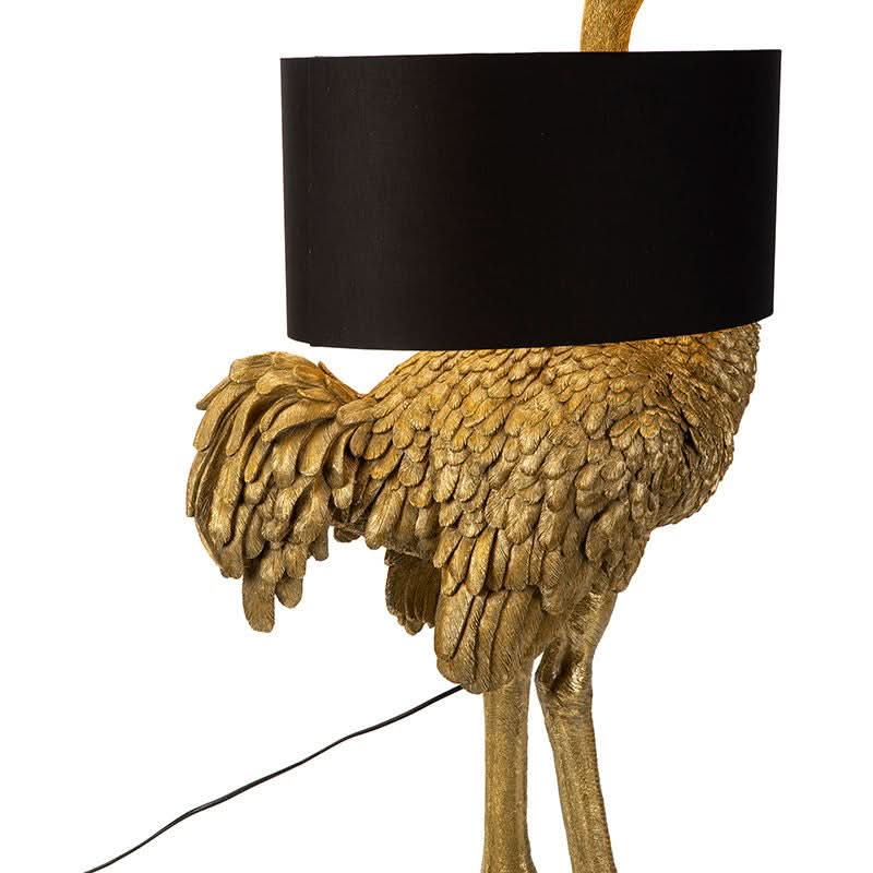 Ostrich Floor Lamp with Lamp Shade