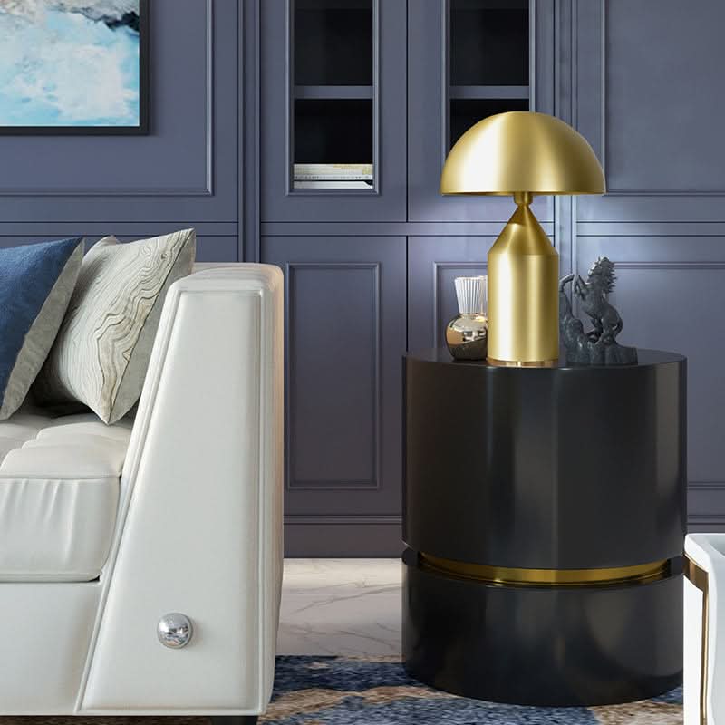 Bronze Color Mushroom Table Lamp
