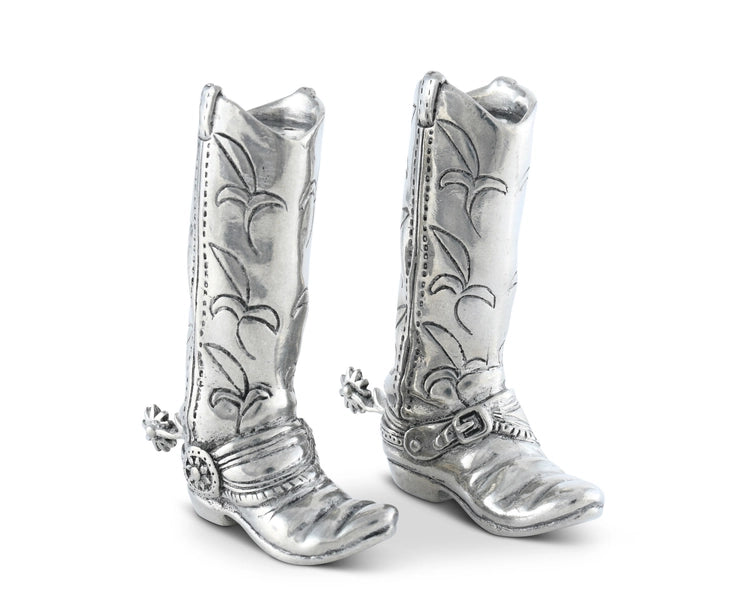 Salt and Pepper Cowboy Boots
