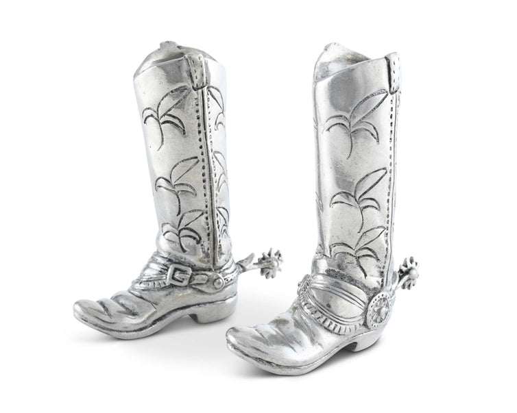 Salt and Pepper Cowboy Boots