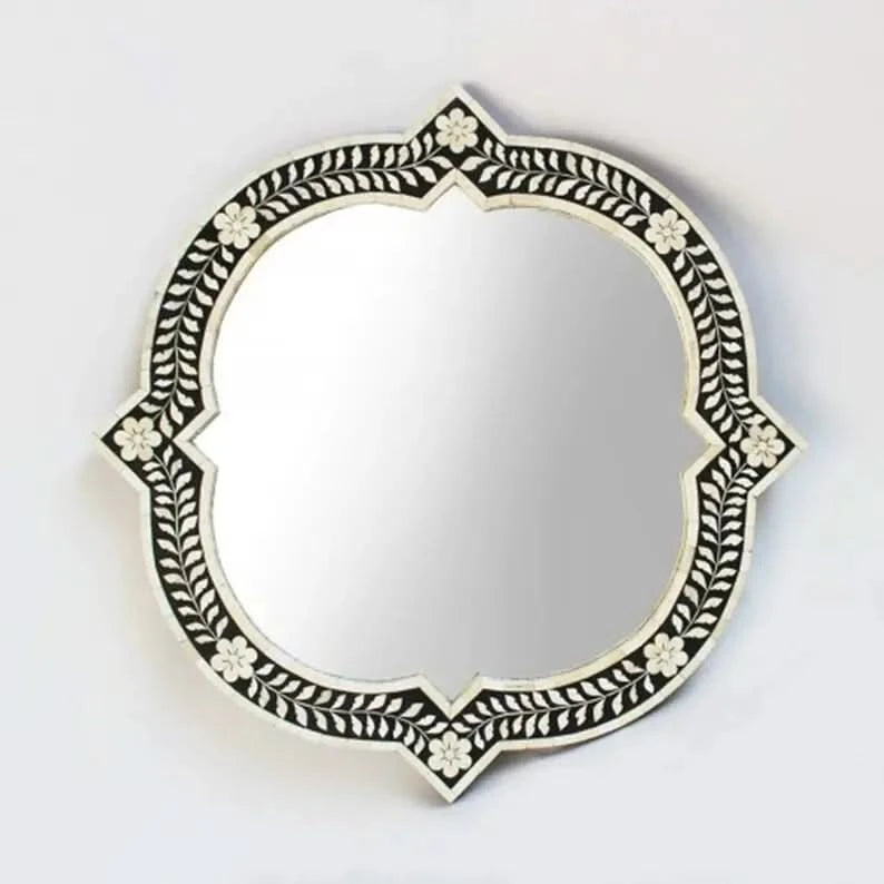 Bone Inlay Mosaic Mirror