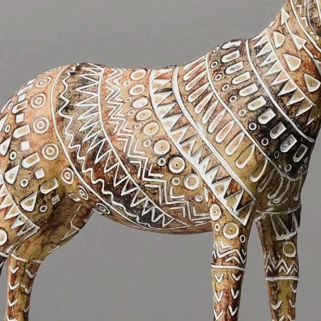 Safari Tribal Oryx Statue