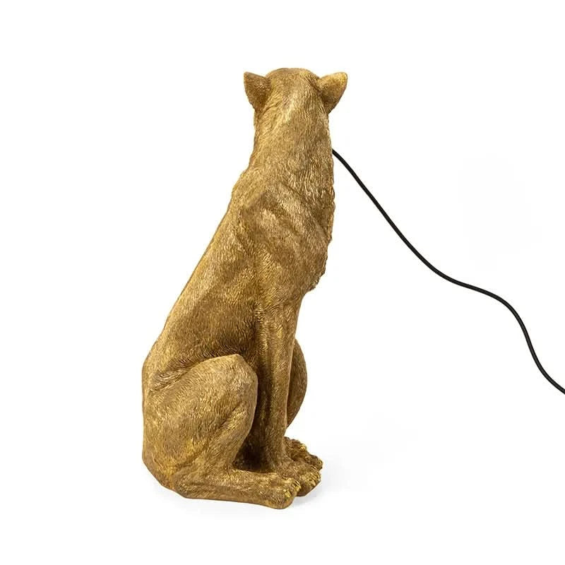 Sitting Leopard Table Lamp