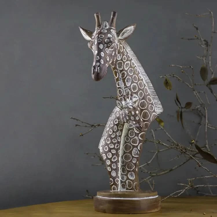 Giraffe Head Sculpture