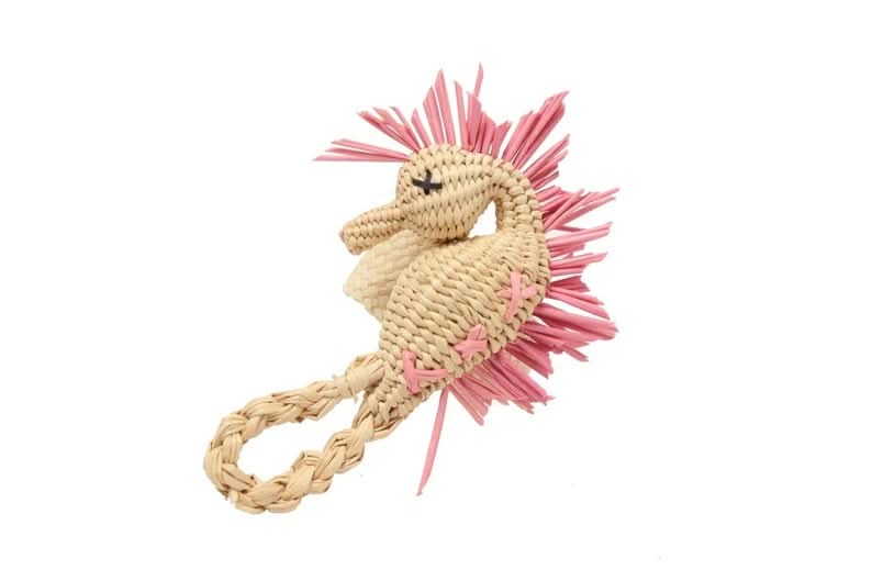 Set of Six Seahorse Napkin Rings in Multiple Colors