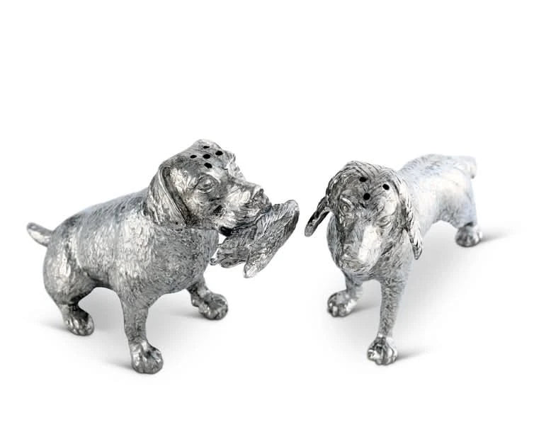 Salt and Pepper Hunting Dogs Set
