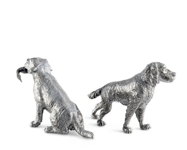Salt and Pepper Hunting Dogs Set