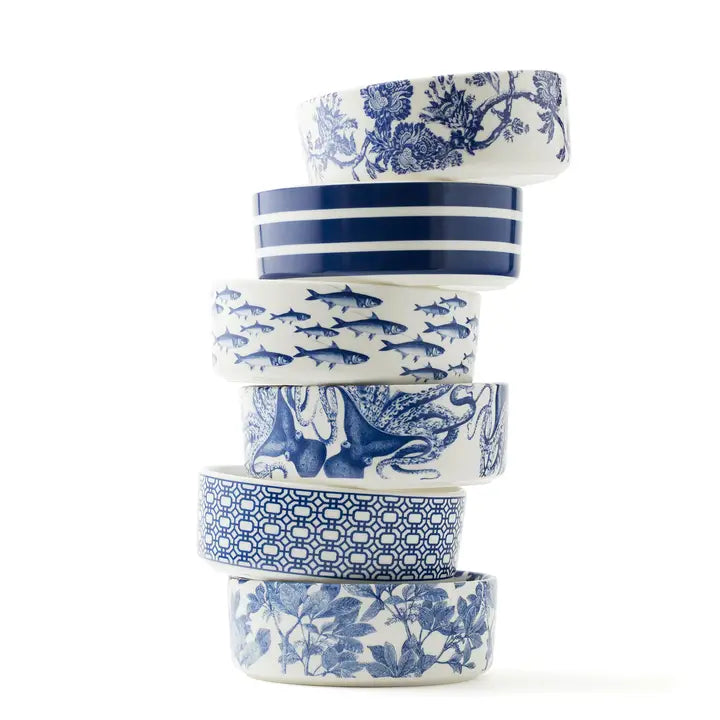 Nautical Anchor Dog Bowl