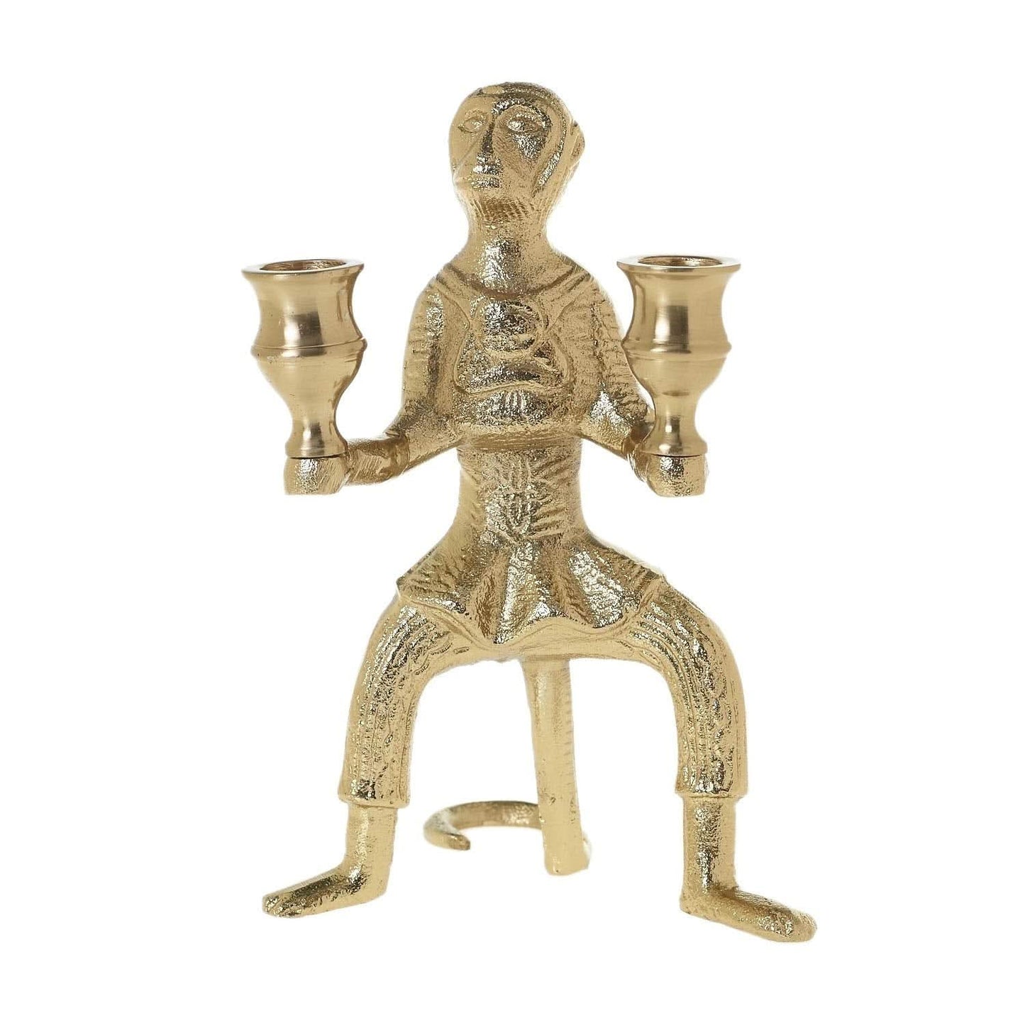 Monkey Metal Candle Holder
