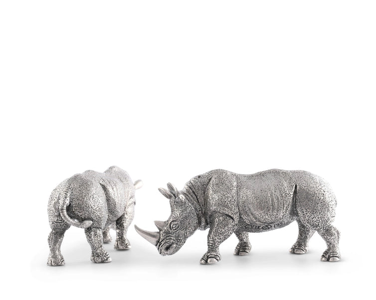 Salt and Pepper Safari Rhino Set