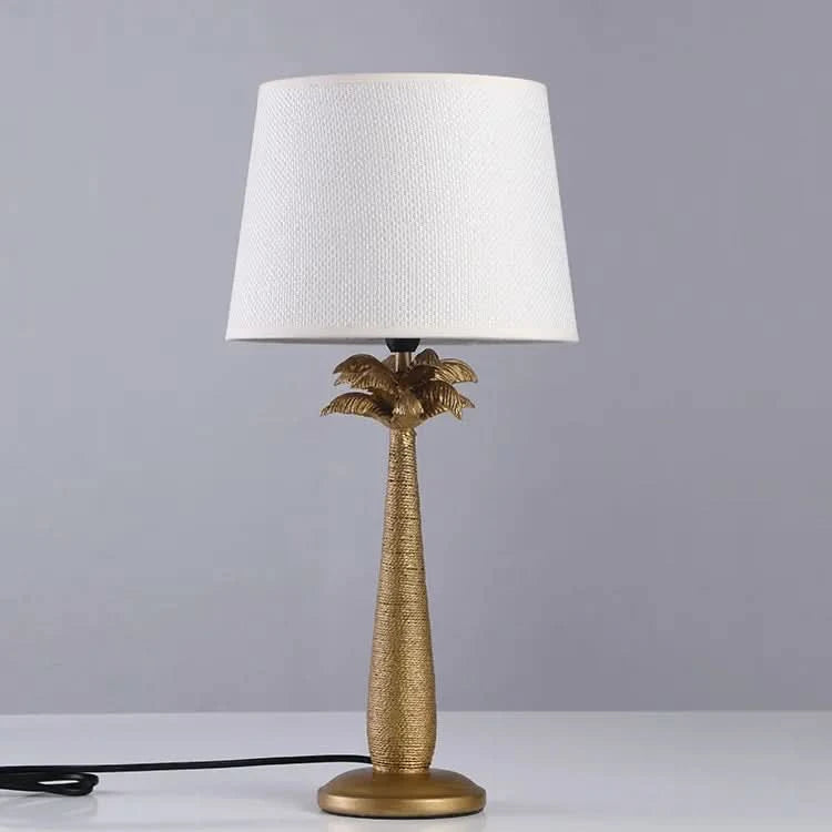 Vintage Palm Tree Design Table Lamp