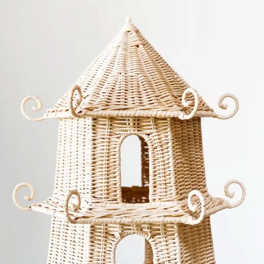 Set of Two Tall Pagoda's