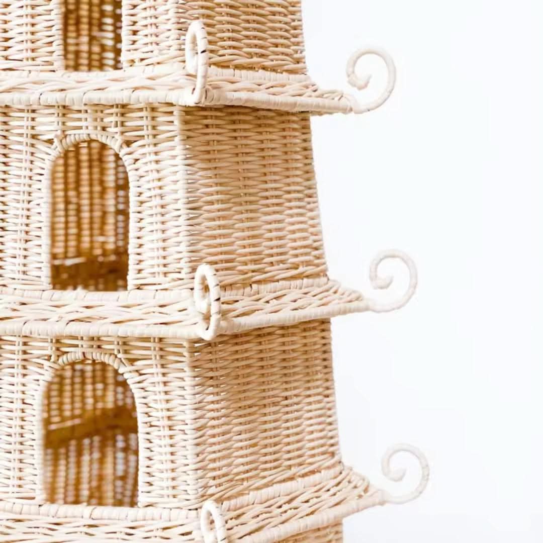 Set of Two Tall Pagoda's