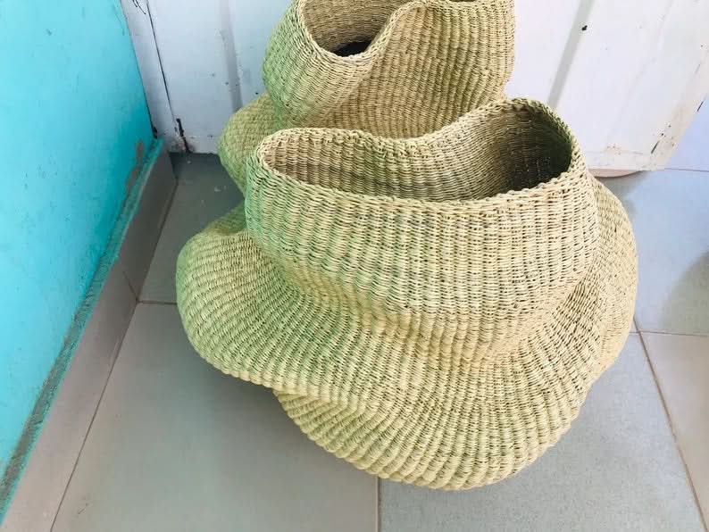 Double Headed Bassabassa Basket in Natural