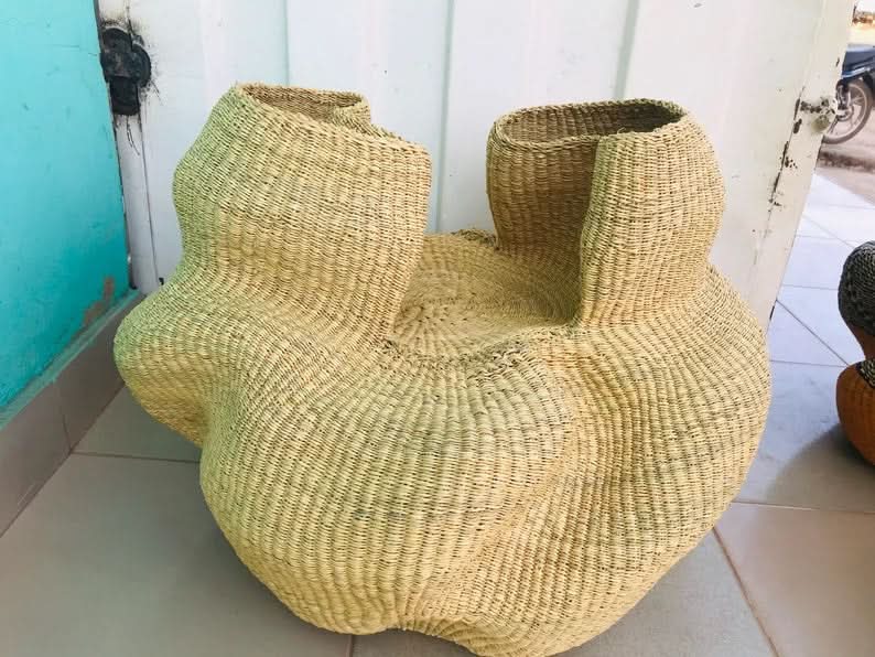 Double Headed Bassabassa Basket in Natural
