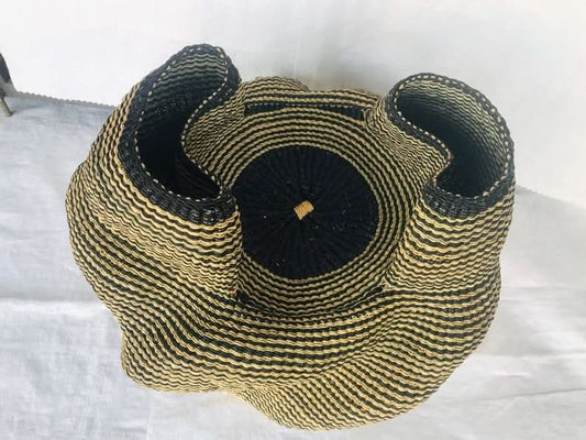 Double Headed Bassabassa Basket in Black Stripe