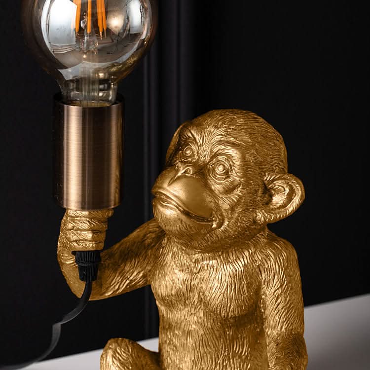 Sitting Baby Monkey Lamp