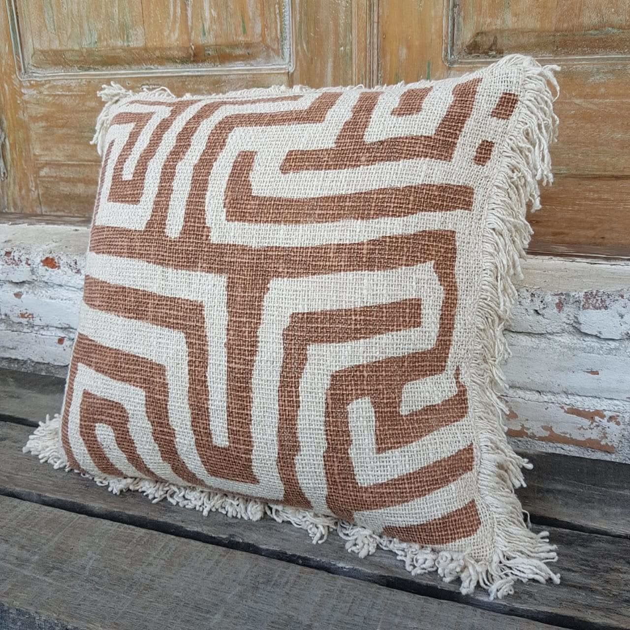 Savannah Print Pillow Black - bohemian-beach-house