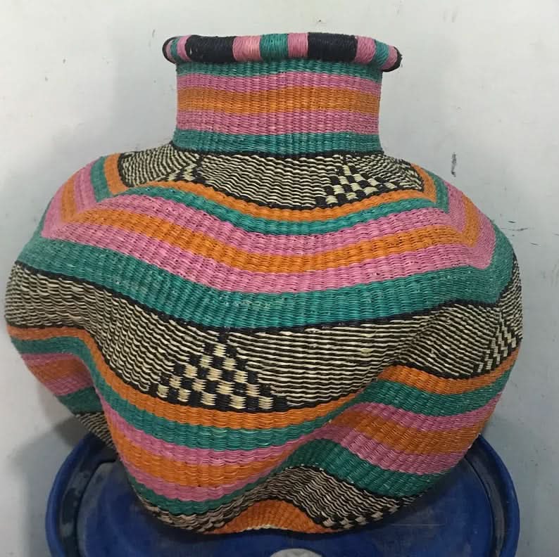 Large Twisted Bassabassa FLower Pot Basket
