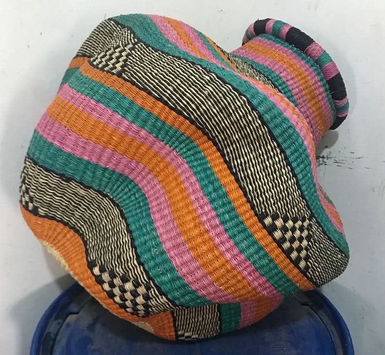 Large Twisted Bassabassa FLower Pot Basket