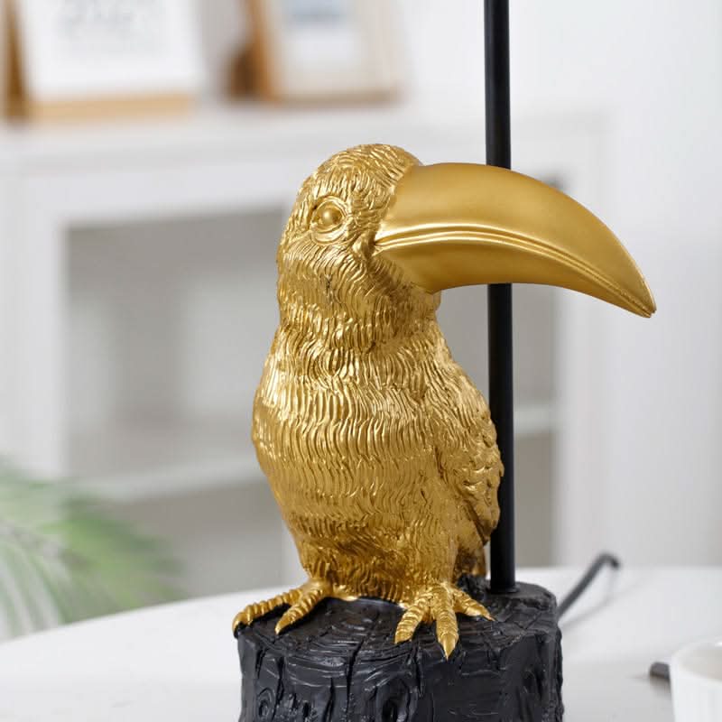 Toucan Table Lamp in Gold