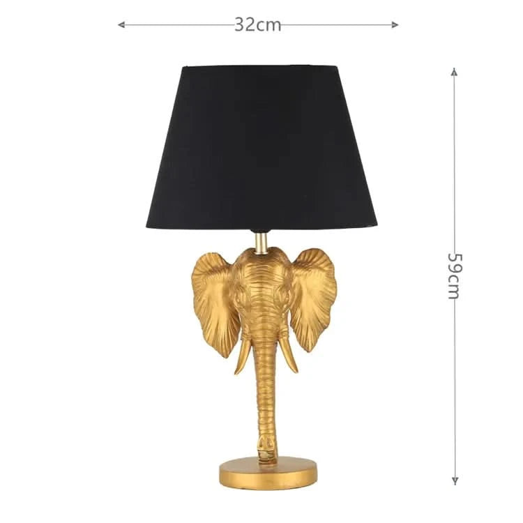 Gold elephant lamp hotsell