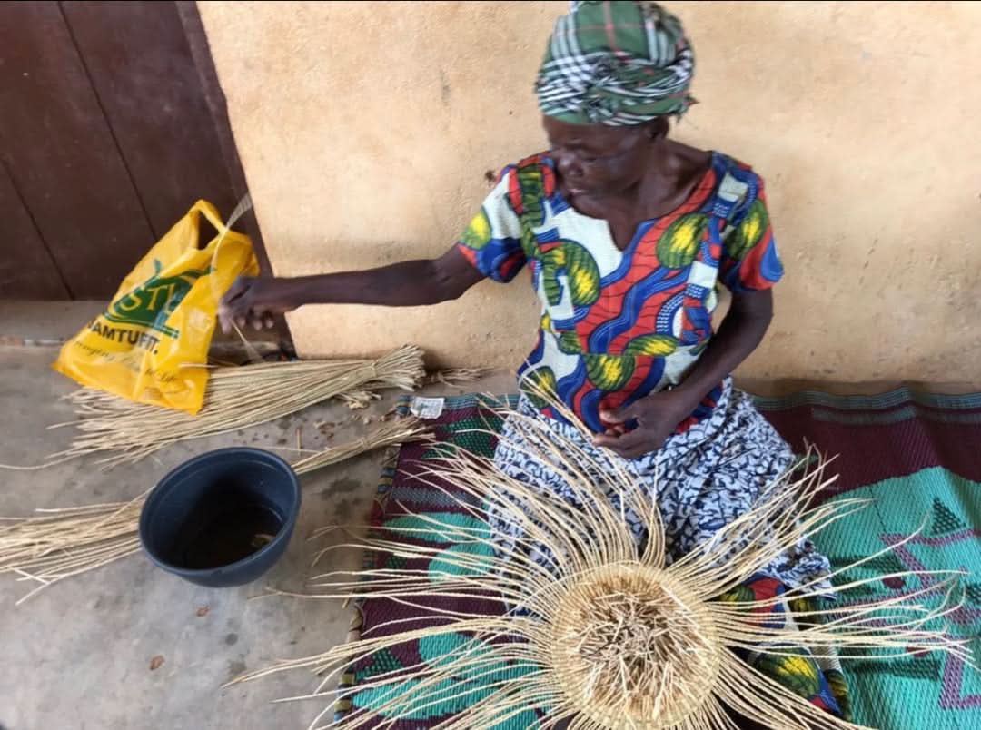 Medium Rasta Yamayama Basket in Natural
